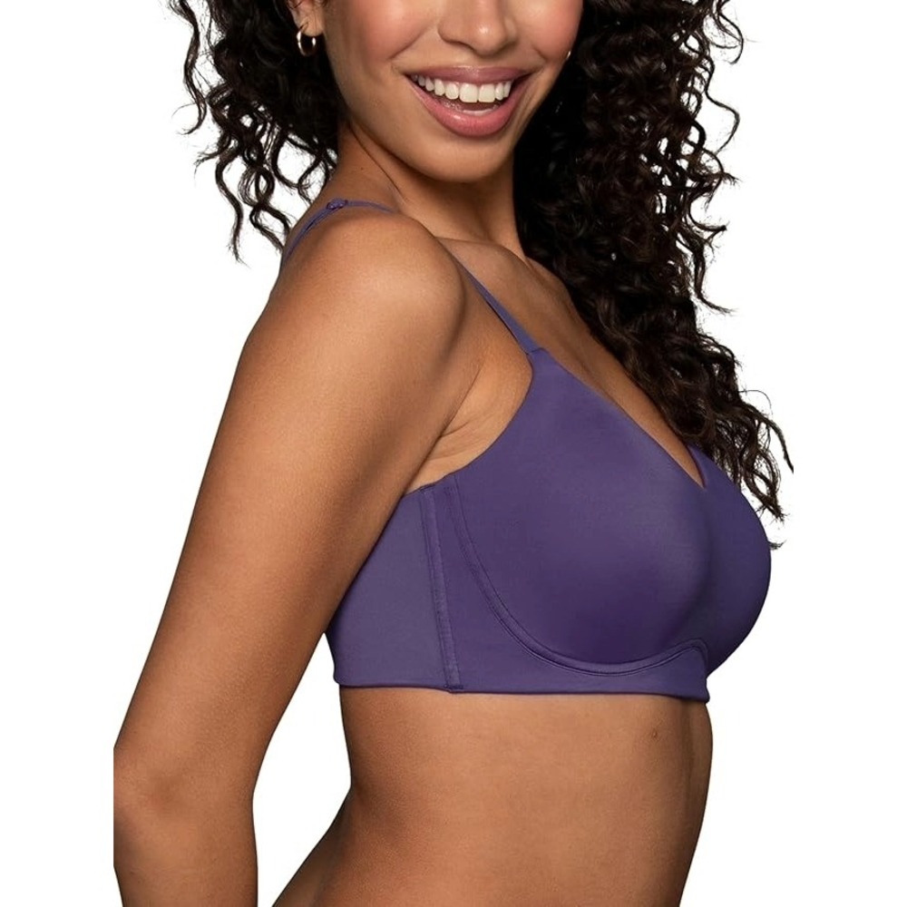 Vanity Fair Beauty Back Simple Sizing Wireless Comfort Bra XL Moody Blue NWT - Picture 10 of 11